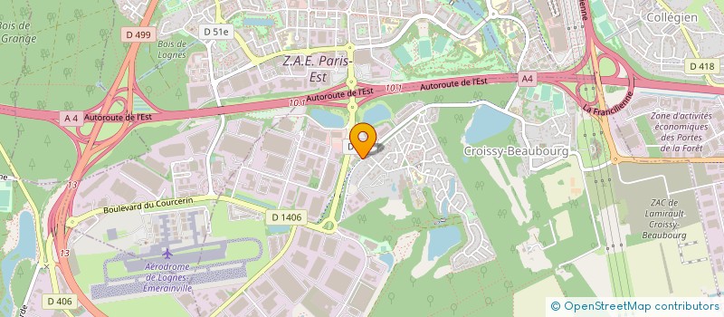 localisation de l'entreprise LCA RENOV BATIMENT  CROISSY-BEAUBOURG