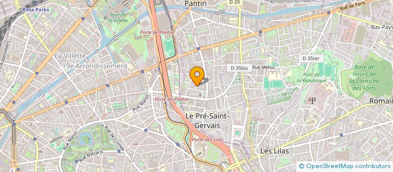 localisation de l'entreprise LCA SERVICE  LE PRE-SAINT-GERVAIS