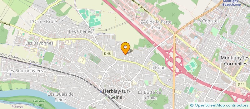 localisation de l'entreprise LCA SERVICES à HERBLAY-SUR-SEINE