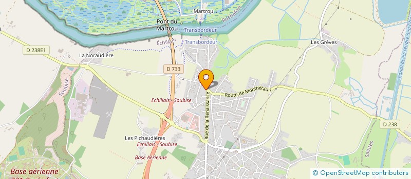 localisation de l'entreprise LCA TRANSBORDEUR  ECHILLAIS