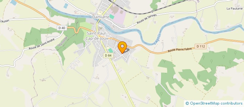 localisation de l'entreprise LCAM  SAINT-PAUL-CAP-DE-JOUX