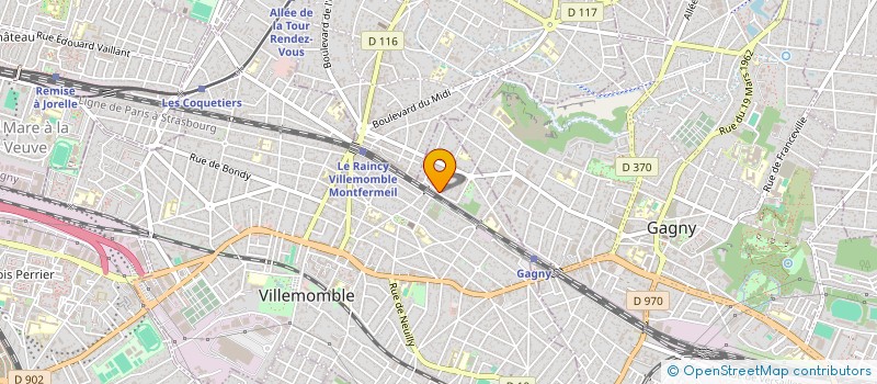 localisation de l'entreprise LCAM à VILLEMOMBLE