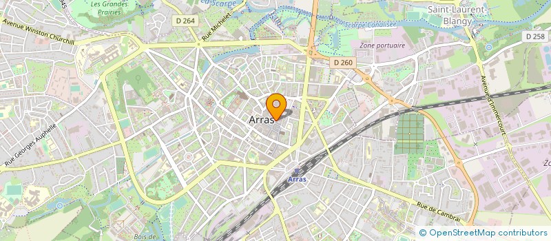 localisation de l'entreprise LCAS à ARRAS