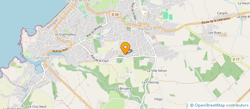 localisation de l'entreprise LCB  PLENEUF-VAL-ANDRE