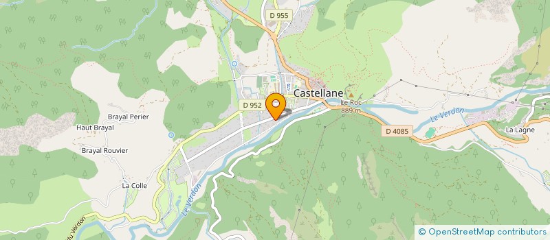 localisation de l'entreprise LCB à CASTELLANE
