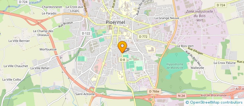 localisation de l'entreprise LCB 56  PLOERMEL