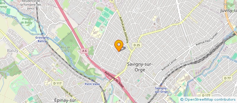 localisation de l'entreprise LCB  SAVIGNY-SUR-ORGE