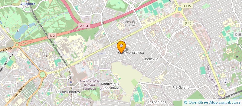 localisation de l'entreprise LCB  VILLEPINTE
