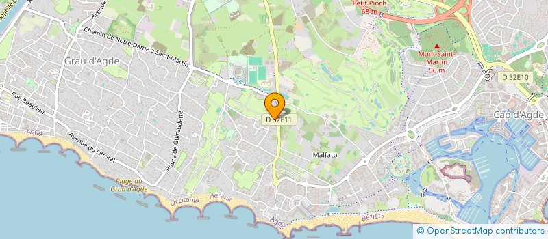 localisation de l'entreprise LCB à AGDE