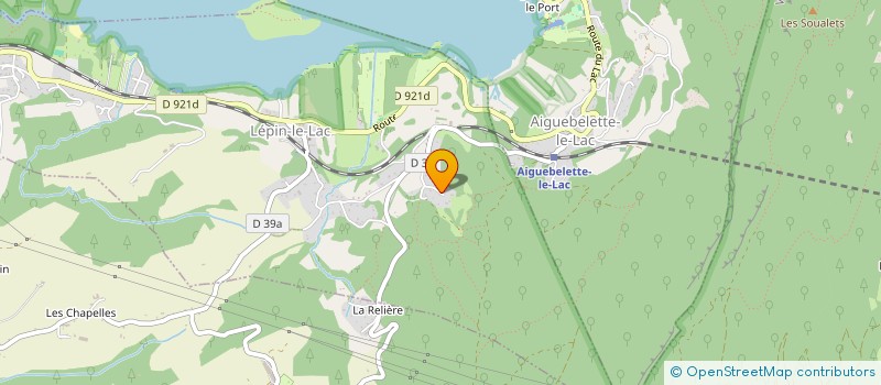 localisation de l'entreprise LCB  LEPIN-LE-LAC