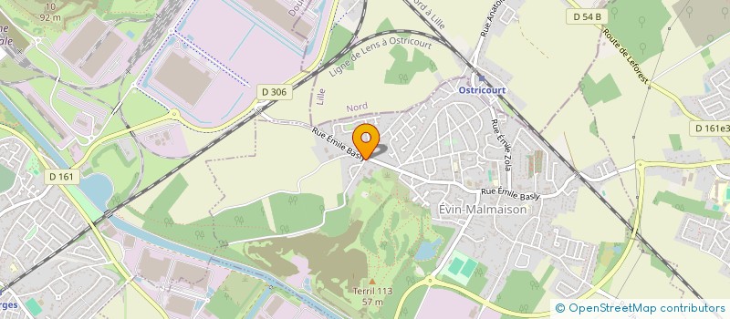 localisation de l'entreprise LCB  EVIN-MALMAISON