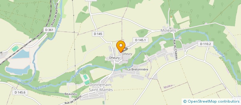localisation de l'entreprise LCB à DONNEMAIN-SAINT-MAMES