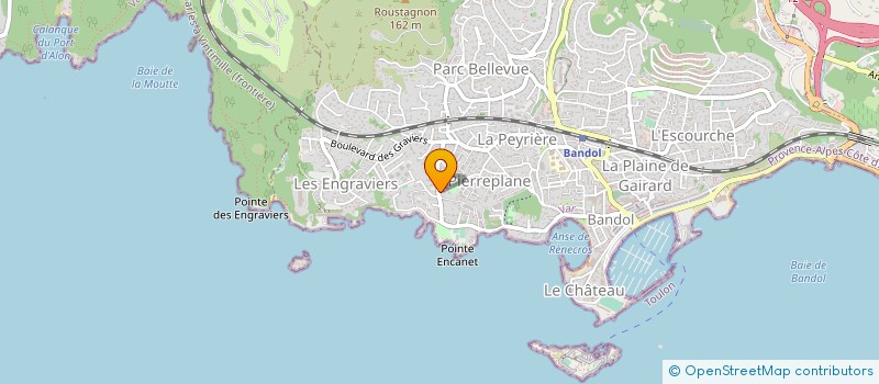localisation de l'entreprise LCB COHERENCE  BANDOL