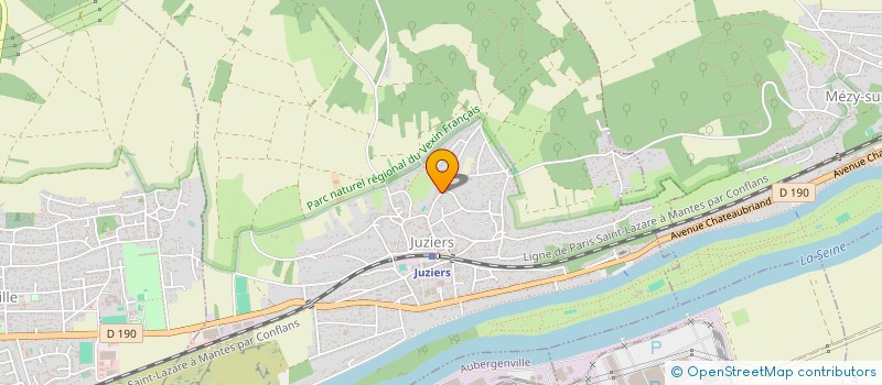 localisation de l'entreprise LCB DISTRIBUTION  JUZIERS