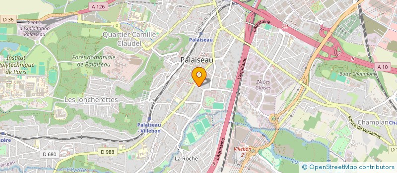 localisation de l'entreprise LCB LUTECE COMPAGNIE BATIMENT  PALAISEAU