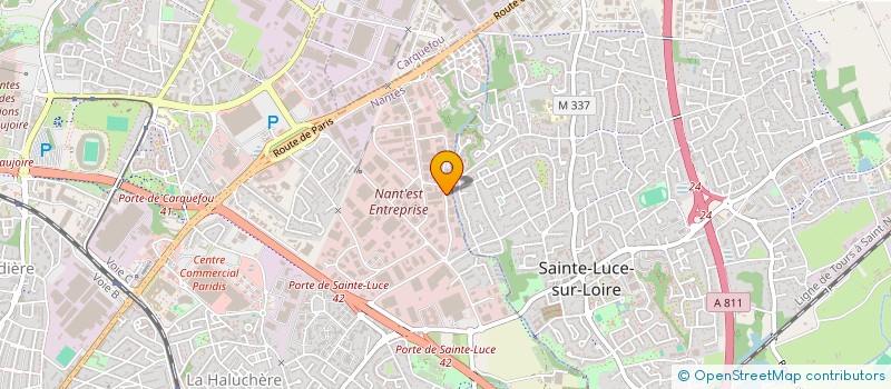 localisation de l'entreprise LCB MECA à NANTES