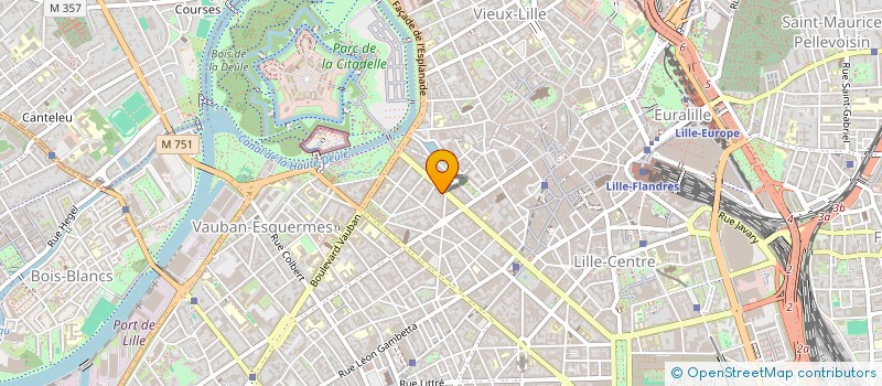 localisation de l'entreprise LCB PATRIMOINE à LILLE