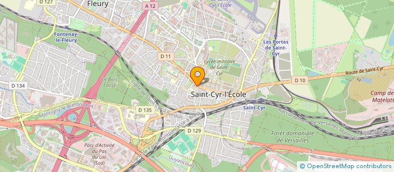 localisation de l'entreprise LCB SAINT CYR  SAINT-CYR-L'ECOLE