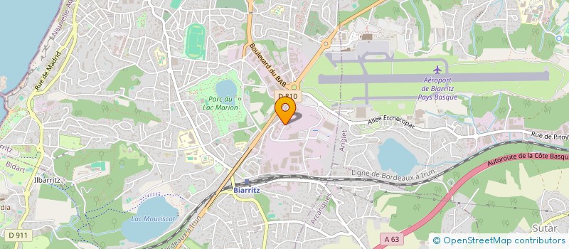 localisation de l'entreprise LCB SELECTION à BIARRITZ
