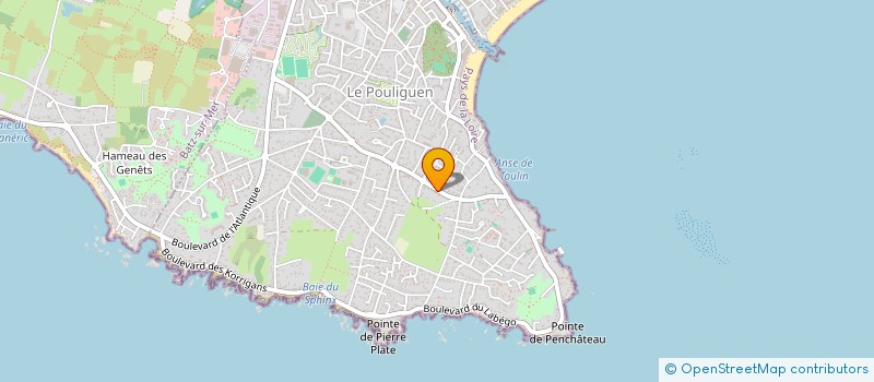 localisation de l'entreprise LCB STM  LE POULIGUEN