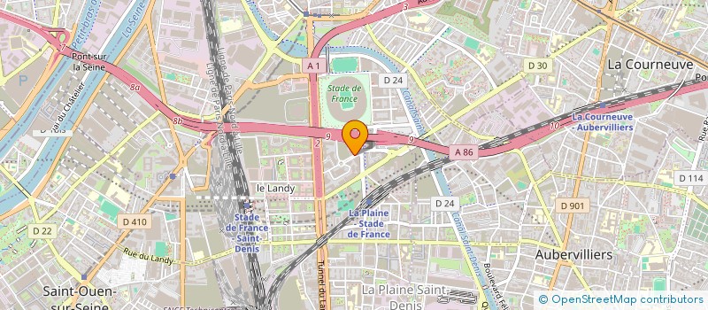 localisation de l'entreprise LCB5 à SAINT-DENIS