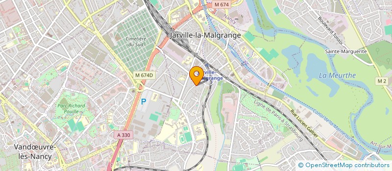 localisation de l'entreprise LCB54  JARVILLE-LA-MALGRANGE