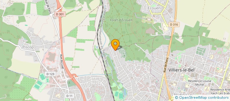 localisation de l'entreprise LCB95 à SARCELLES
