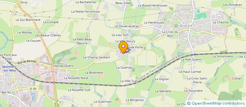 localisation de l'entreprise LCBD  BRETEIL