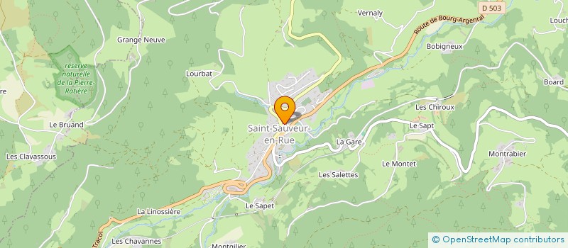 localisation de l'entreprise LCBP  SAINT-SAUVEUR-EN-RUE