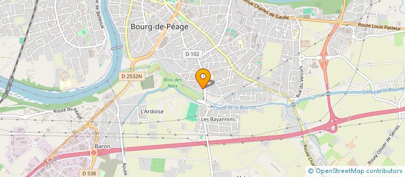 localisation de l'entreprise LCBR CORPORATION  BOURG-DE-PEAGE