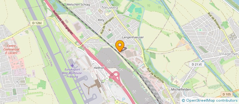 localisation de l'entreprise LCBV HOLDING  SAINT-LOUIS