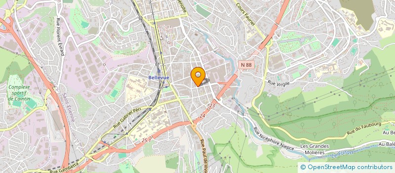 localisation de l'entreprise LCC à SAINT-ETIENNE