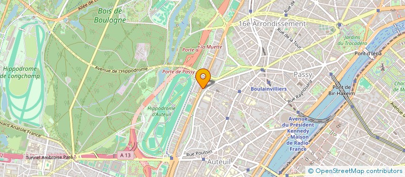 localisation de l'entreprise LCC 47 BOULEVARD SUCHET à PARIS