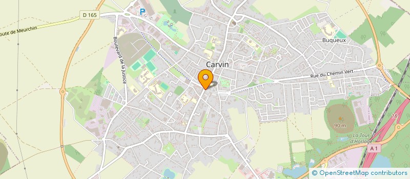 localisation de l'entreprise LCC  CARVIN