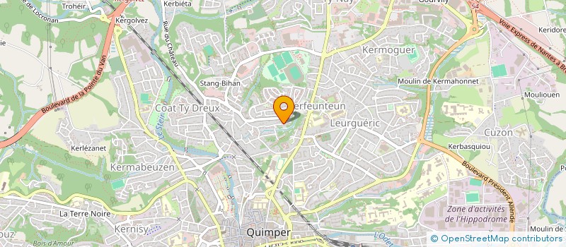 localisation de l'entreprise LCC à QUIMPER