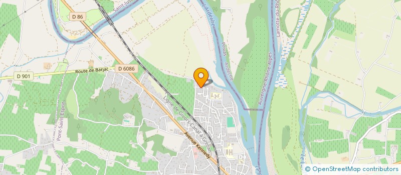 localisation de l'entreprise LCC BIGONNET  PONT-SAINT-ESPRIT