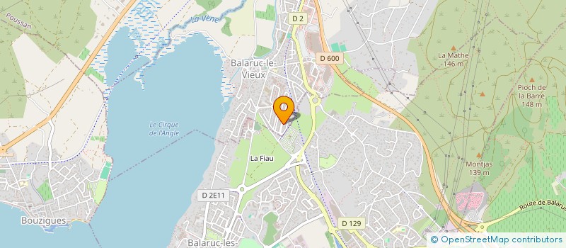 localisation de l'entreprise LCC CARRELAGES à BALARUC-LE-VIEUX