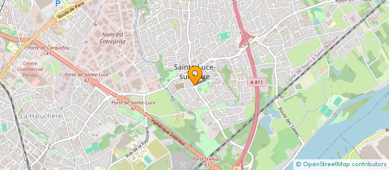 localisation de l'entreprise LCC ET CO  SAINTE-LUCE-SUR-LOIRE