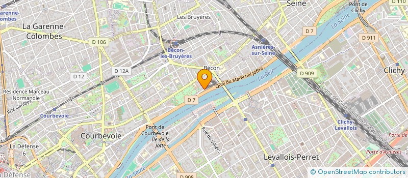 localisation de l'entreprise LCC IT à COURBEVOIE