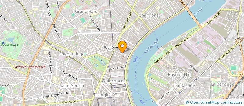 localisation de l'entreprise LCC NOTRE DAME  BORDEAUX