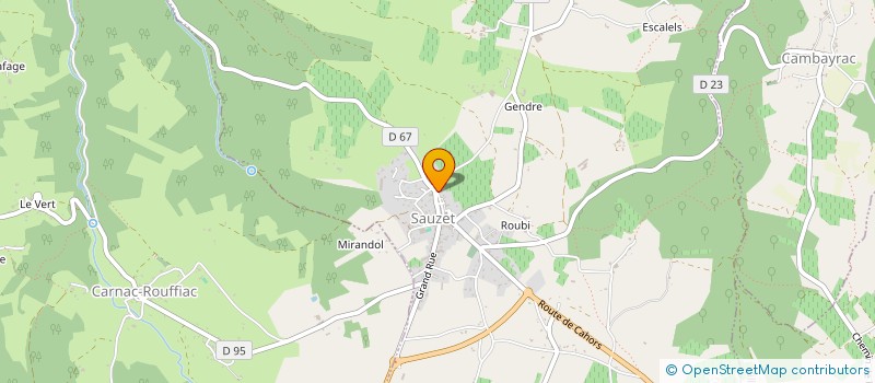 localisation de l'entreprise LCC PRESTIGE  SAUZET