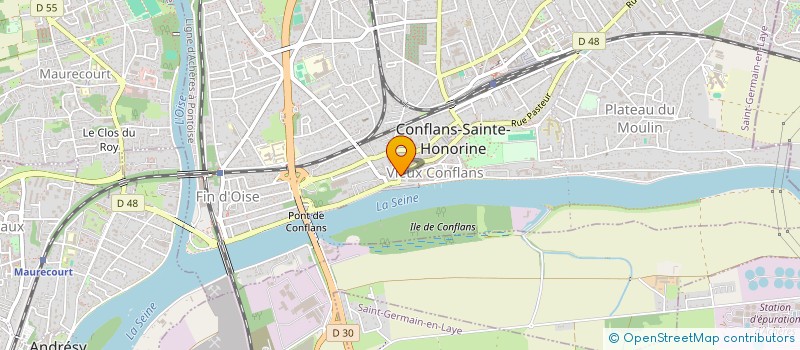 localisation de l'entreprise LCC VOYAGES à CONFLANS-SAINTE-HONORINE
