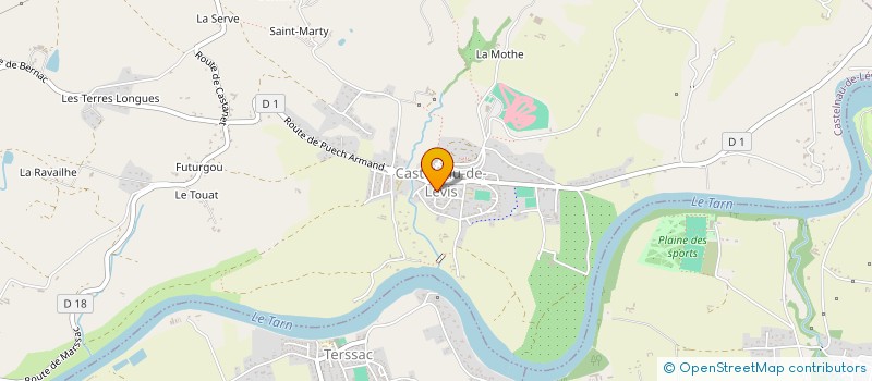 localisation de l'entreprise LCC3J  CASTELNAU-DE-LEVIS