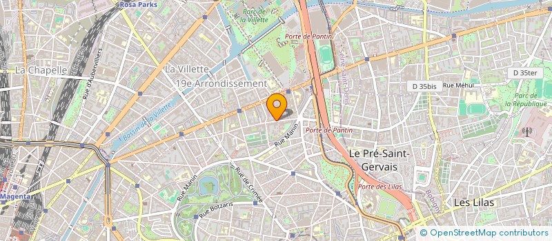 localisation de l'entreprise LCCAF  PARIS