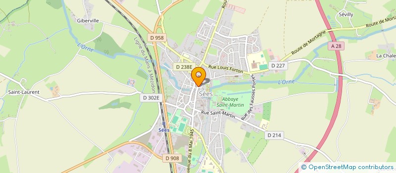 localisation de l'entreprise LCCG à SEES