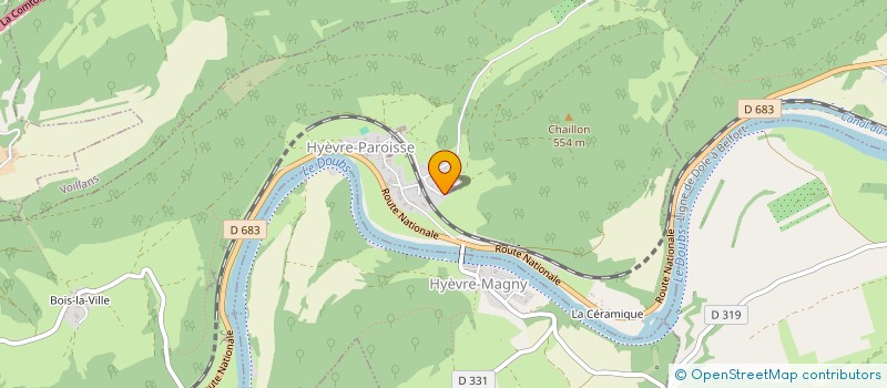 localisation de l'entreprise LCCH  HYEVRE-PAROISSE