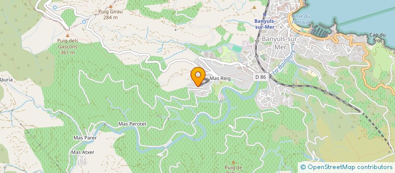 localisation de l'entreprise LCCS  BANYULS-SUR-MER