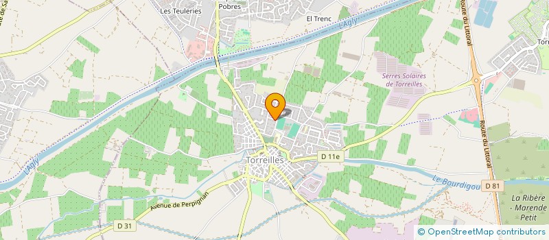 localisation de l'entreprise LCCSB à LE BARCARES