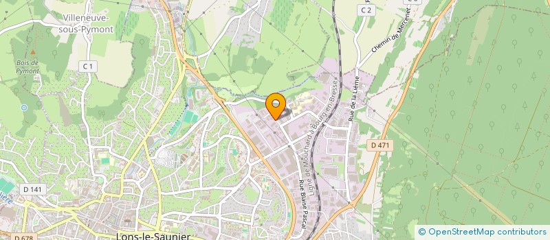 localisation de l'entreprise LCCV  LONS-LE-SAUNIER