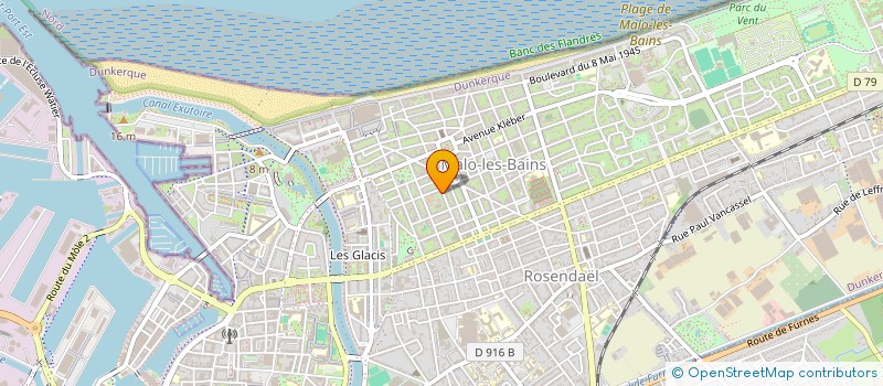 localisation de l'entreprise LCD à DUNKERQUE